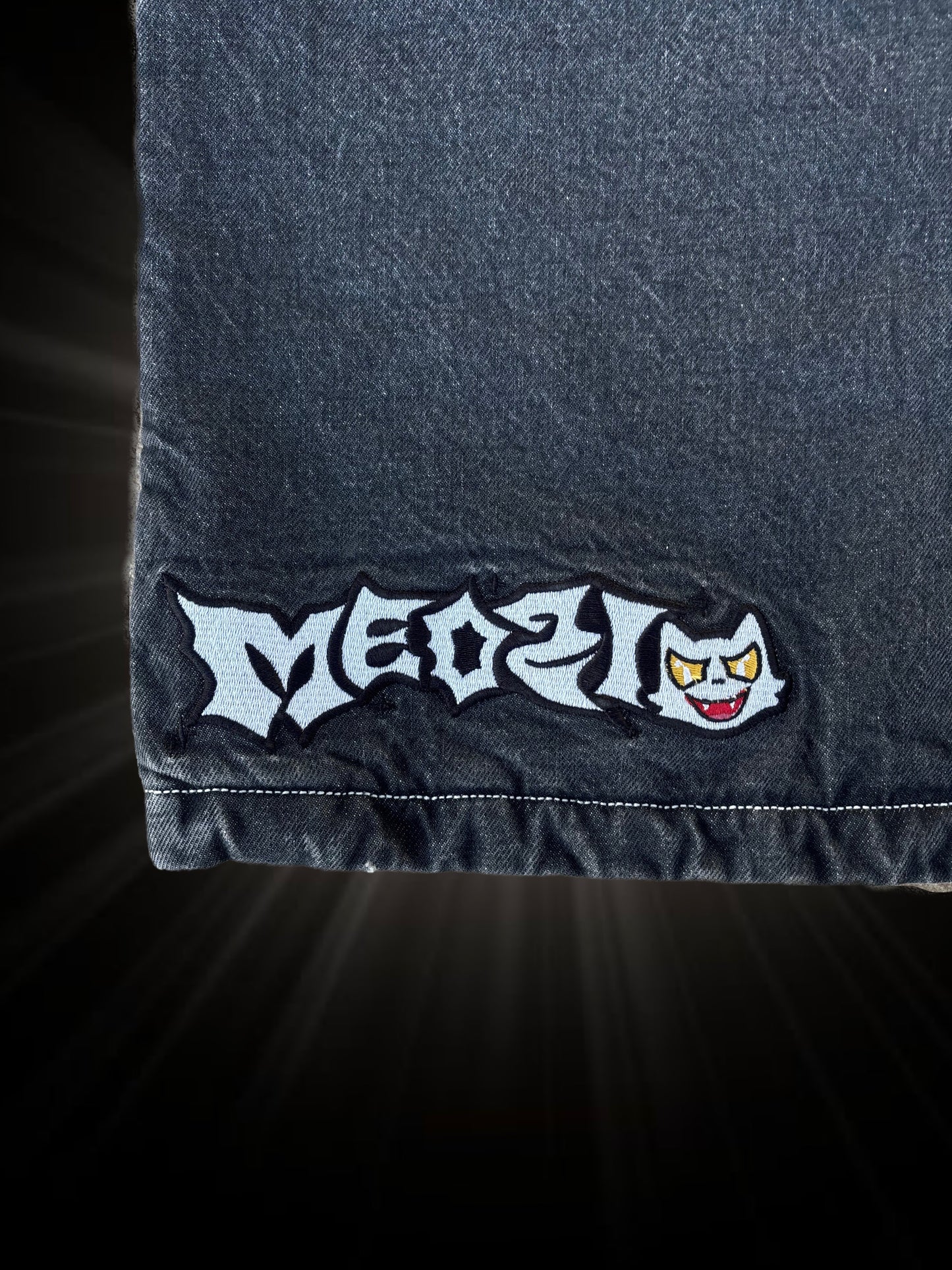 Black Cat Jorts